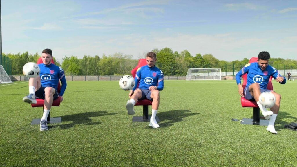 England players in the Google Cloud campaign